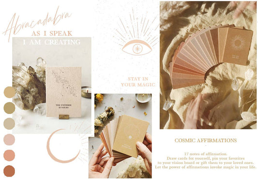 Affirmation Kartenset - 17 KARTEN IM SET - ORAKEL