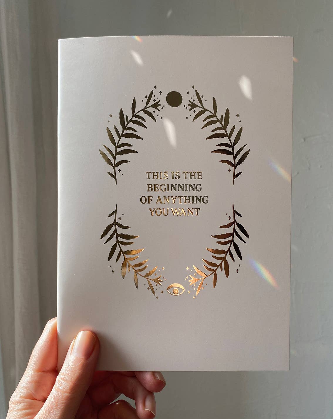 GOLD JOURNAL | This is the beginning of anything you want