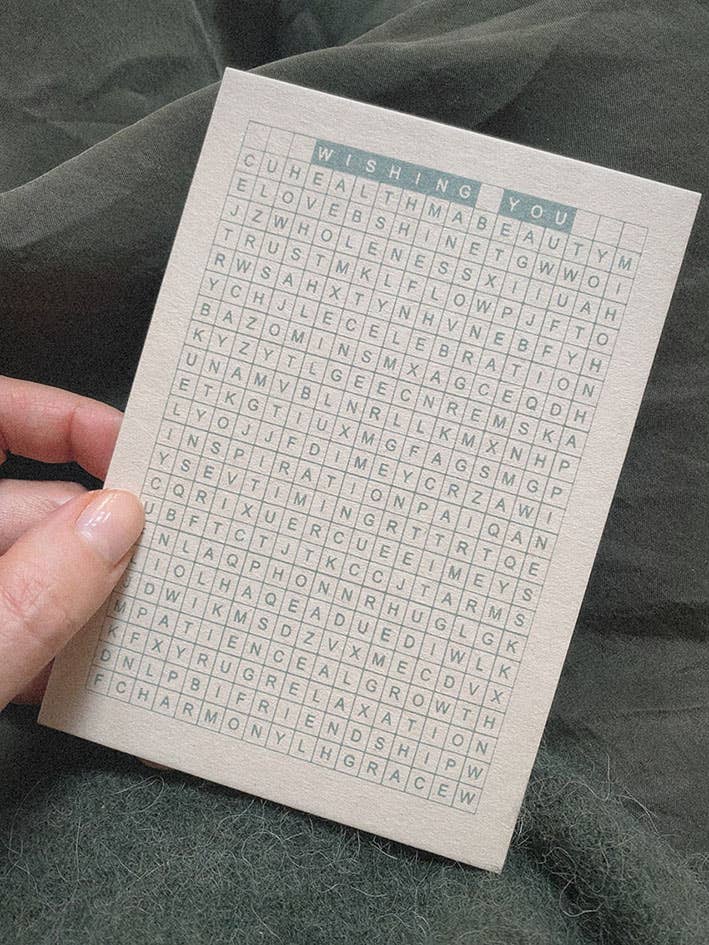 Postkarte ICH WÜNSCH DIR WAS