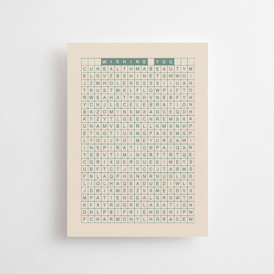 Postkarte ICH WÜNSCH DIR WAS