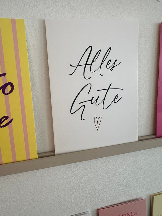 Postkarte Alles Gute