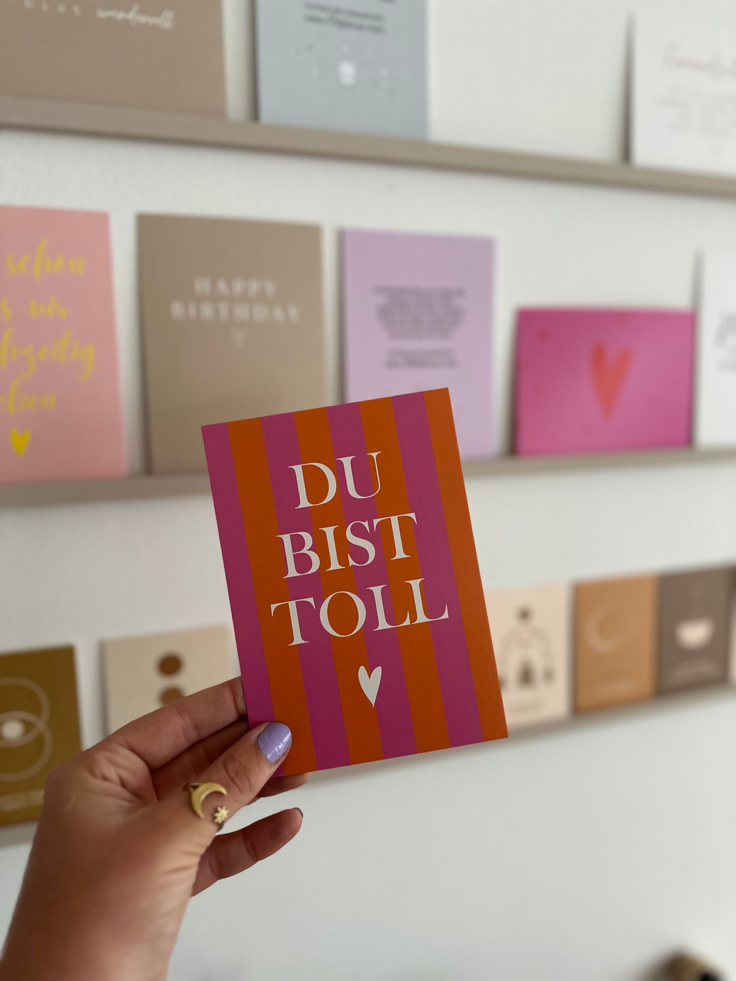 Postkarte DU BIST TOLL
