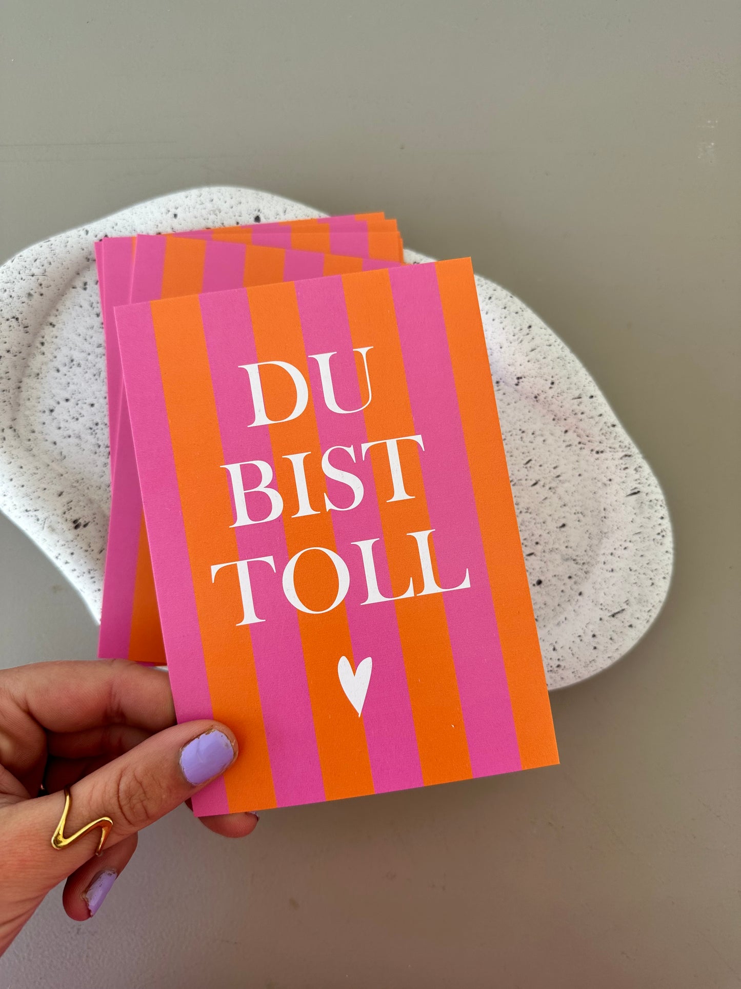 Postkarte DU BIST TOLL