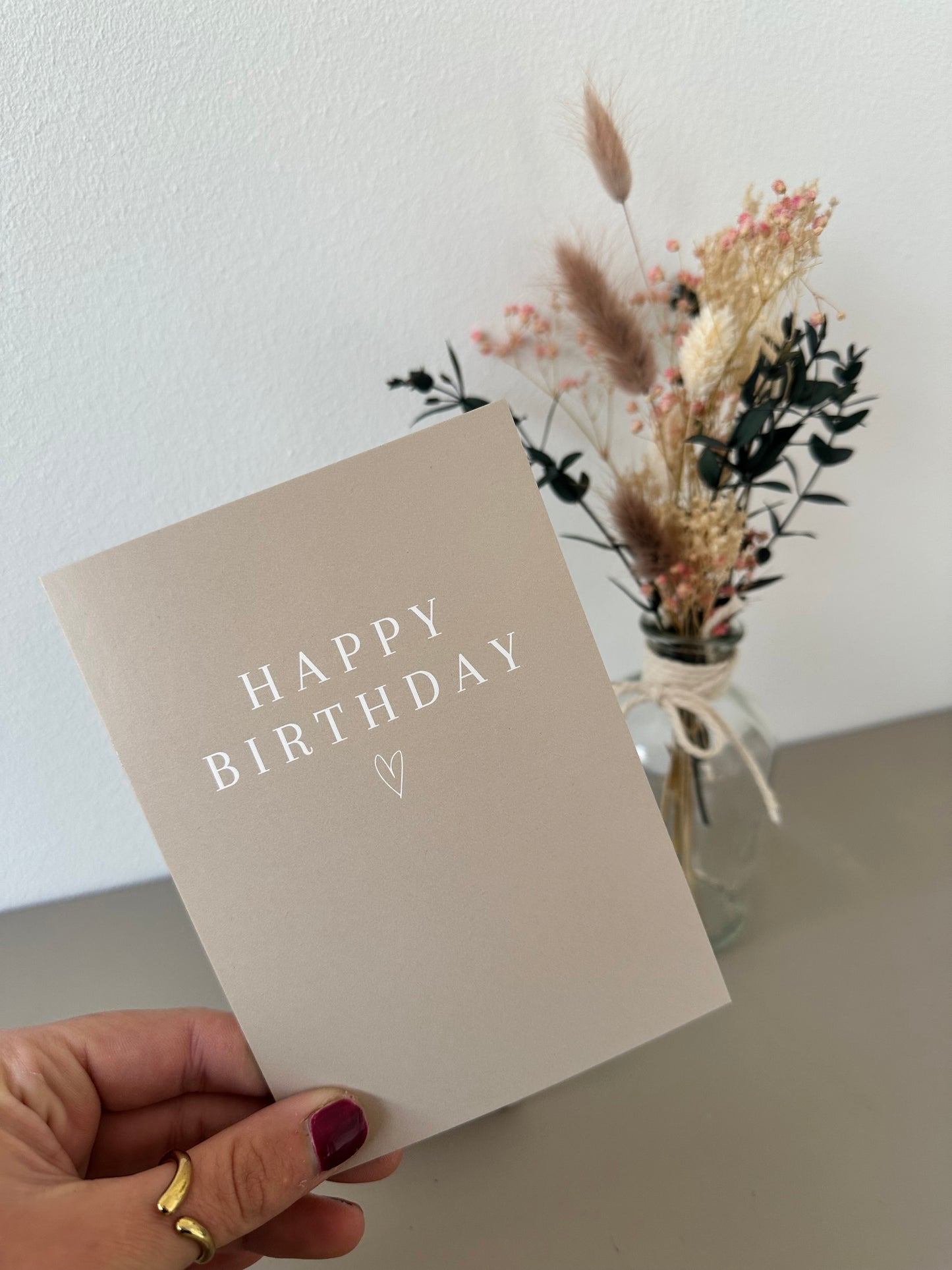 Postkarte HAPPY BIRTHDAY ♡