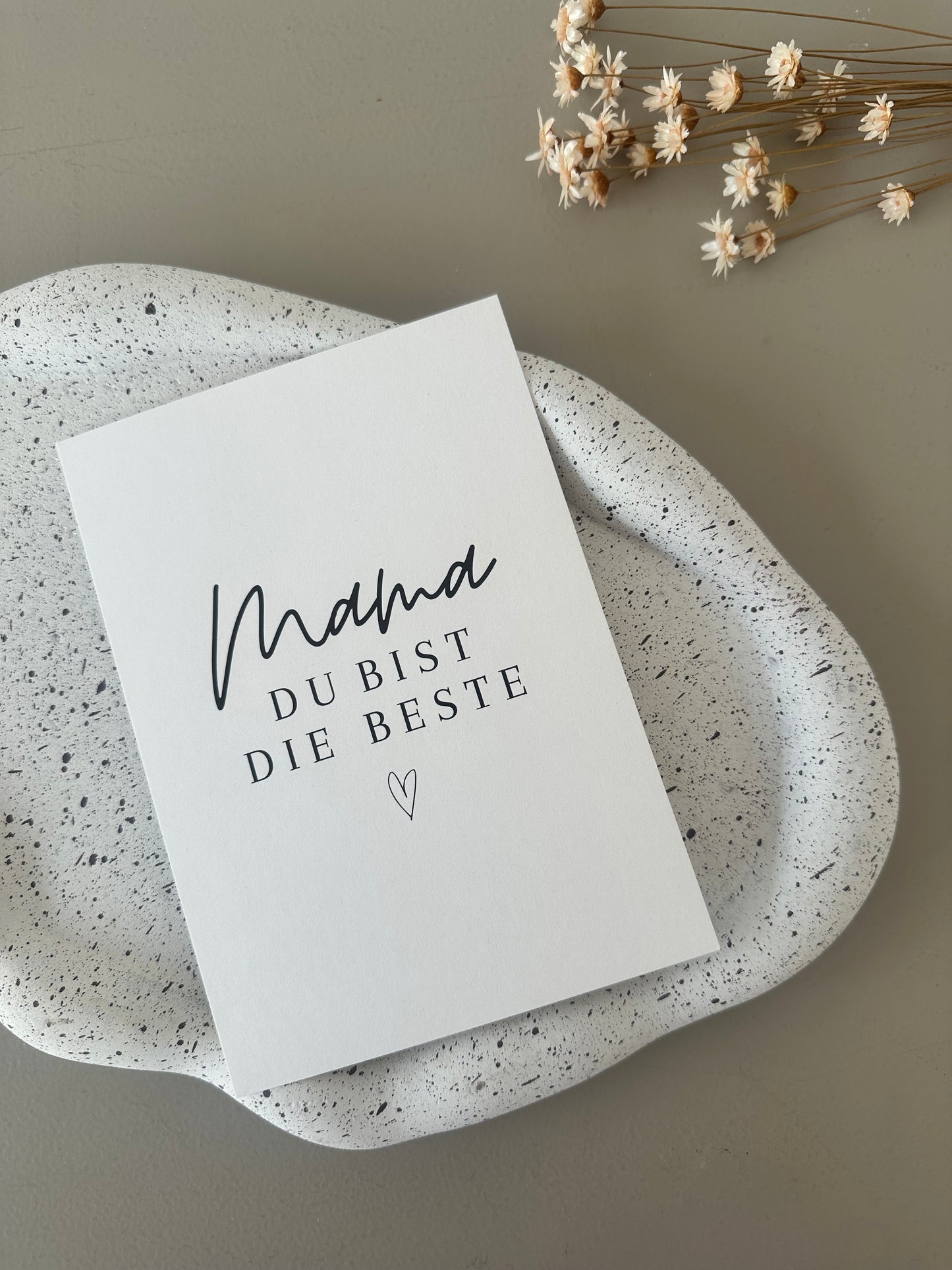 Postkarte MAMA, DU BIST DIE BESTE