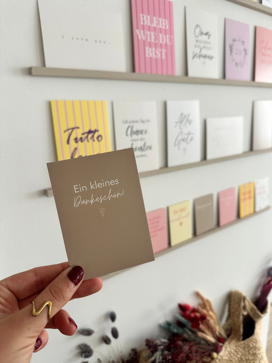 Minikarte "Ein kleines Dankeschön"