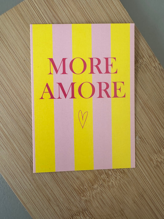 Minikarte "MORE AMORE"