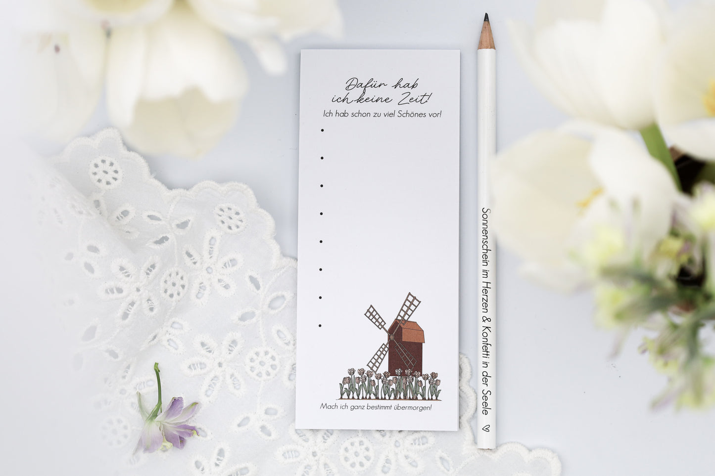 Notizblock "Dafür habe ich keine Zeit" | Verblühmeinnicht