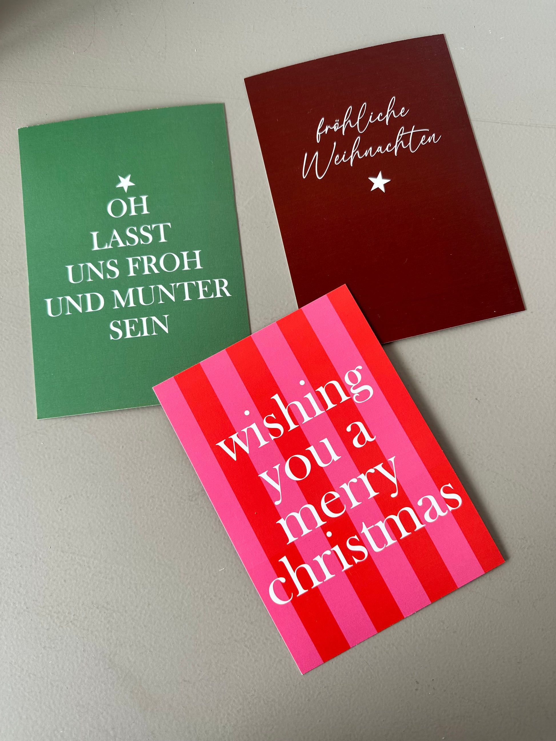 Weihnachtskarten stilvoll von lizasliving designt
