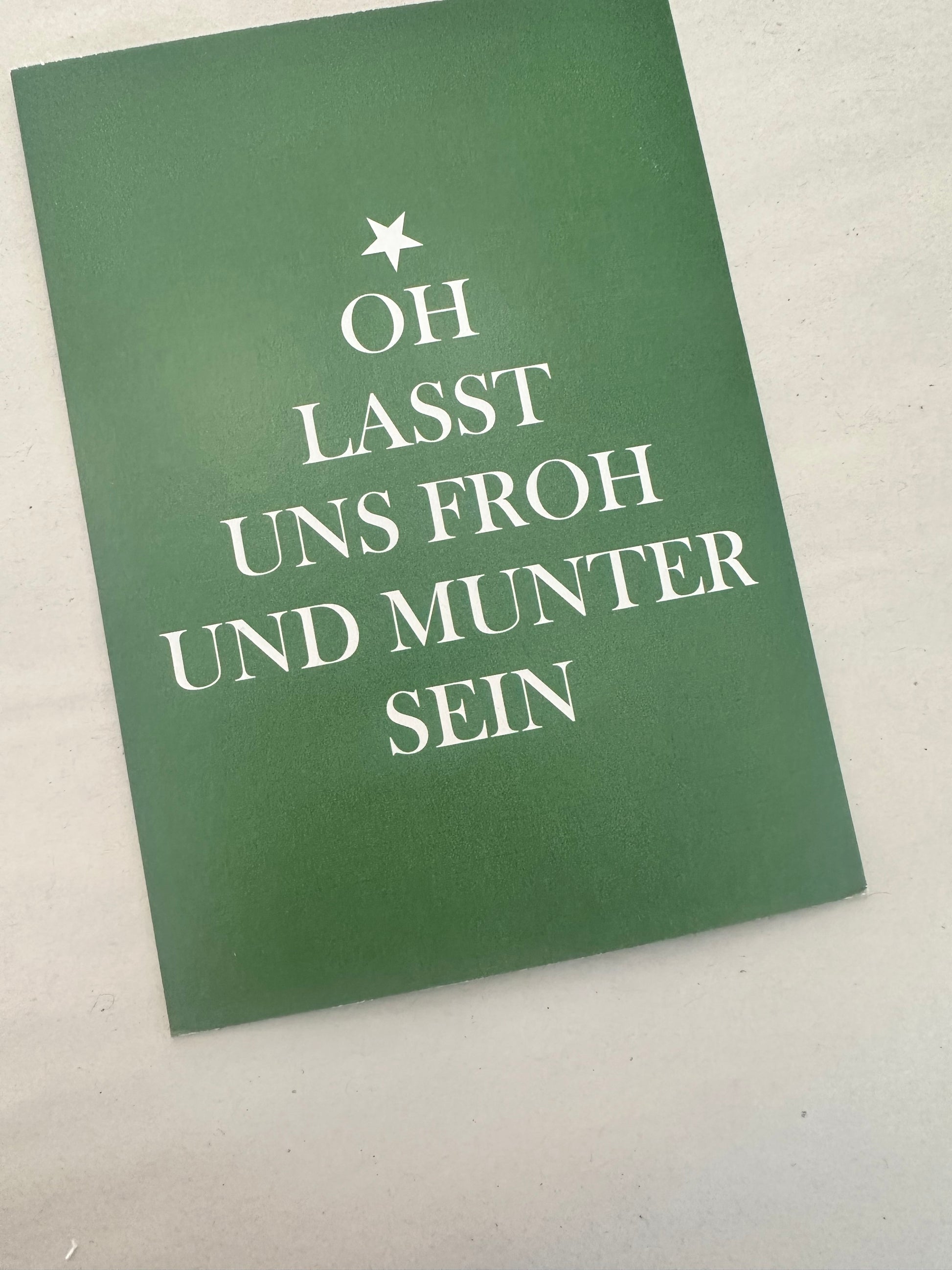 Liebevoll gestaltete Postkarte zu Weihnachten – Grußkarte für Freundin oder Familie