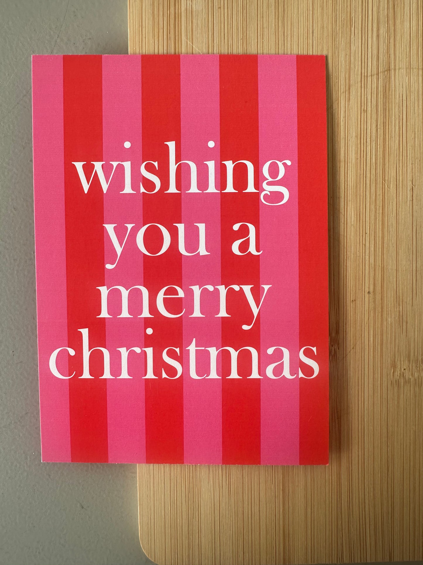 Liebevoll gestaltete Weihnachtskarte – ideal für den Briefkasten
