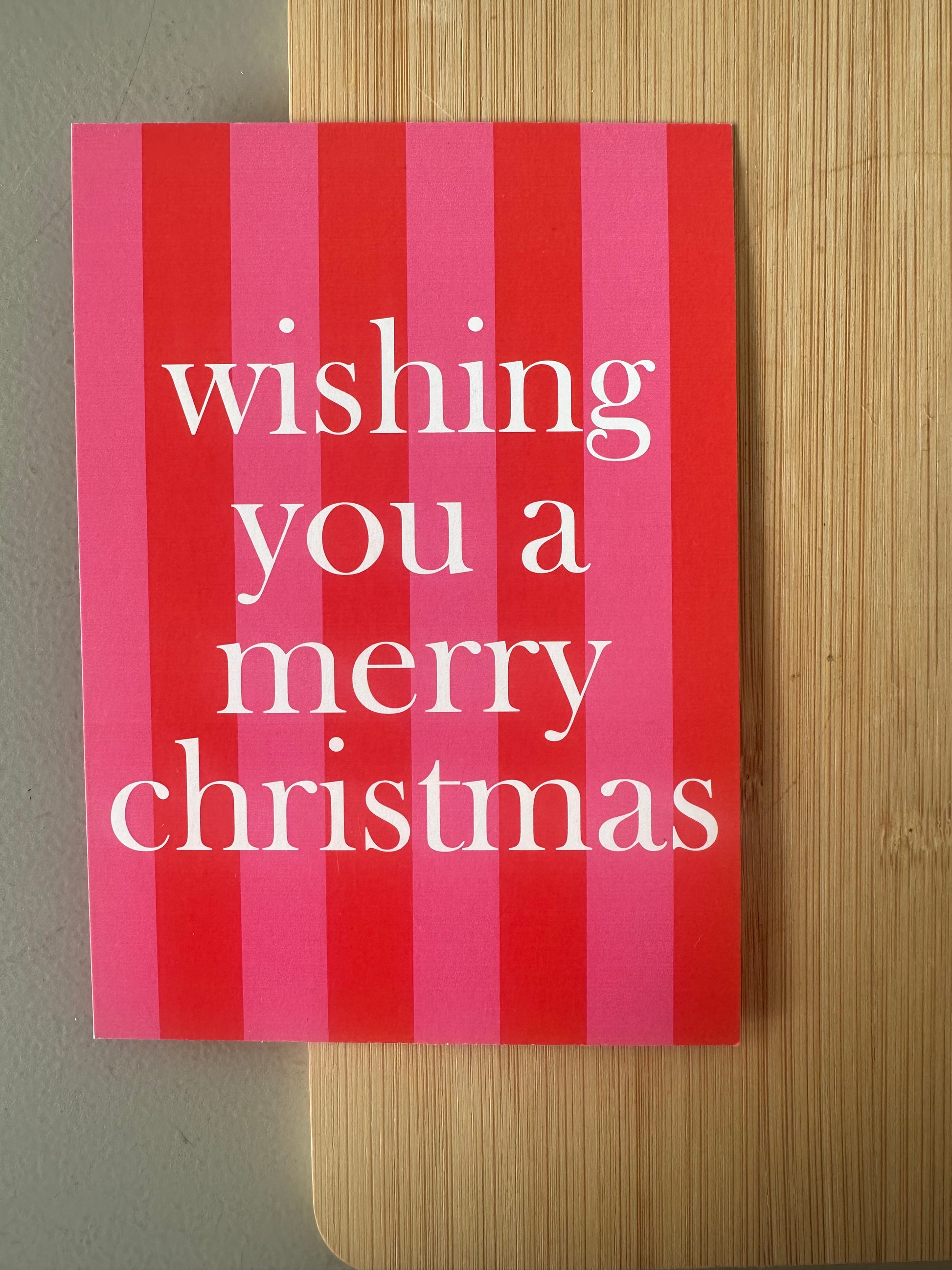 Liebevoll gestaltete Weihnachtskarte – ideal für den Briefkasten