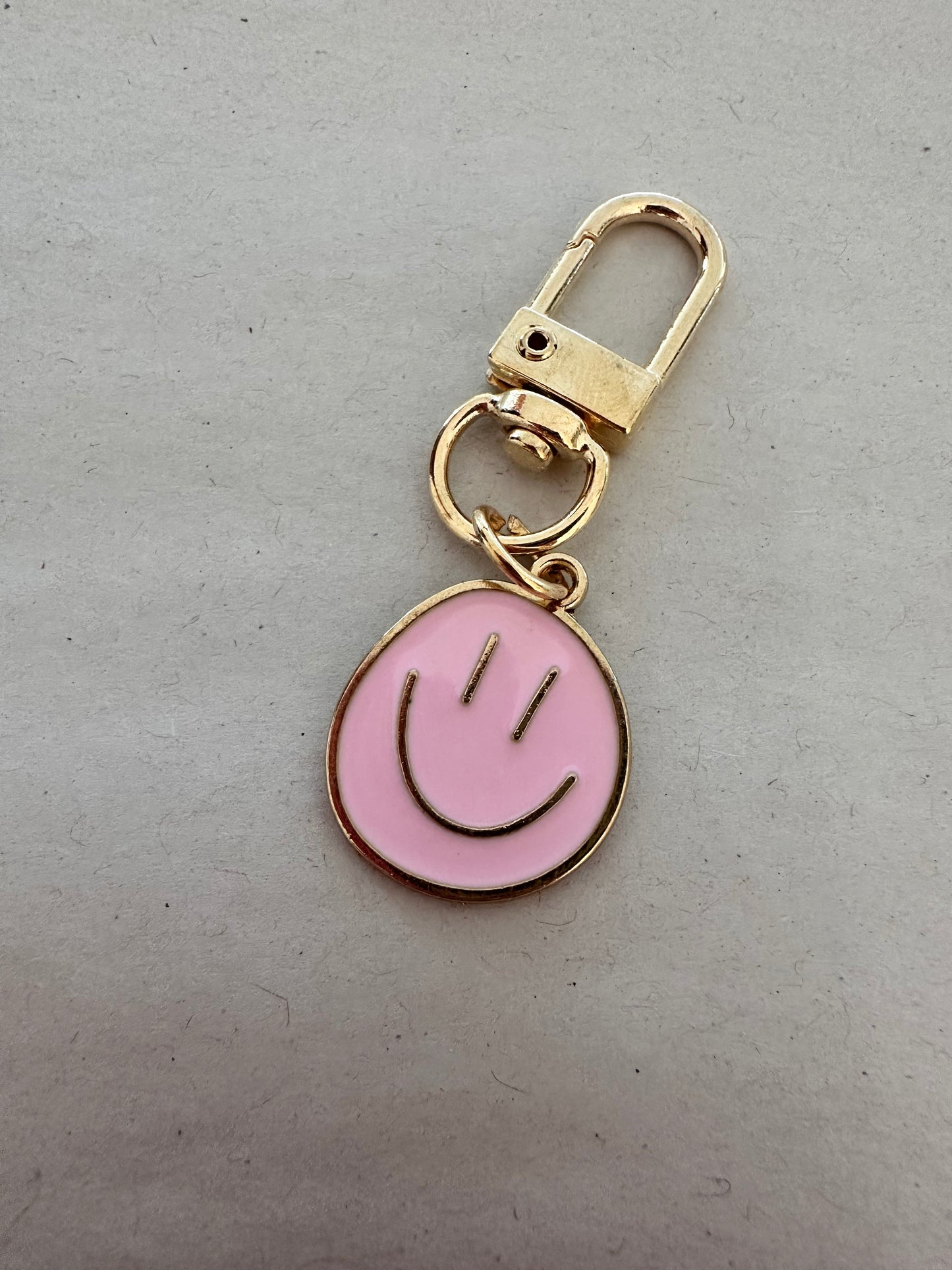 Schlüsselanhänger Smiley bunt