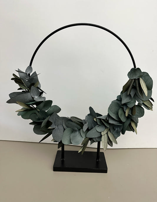 Standring gebunden mit Eukalyptus Hochzeitsgeschenk personalisiertes Geschenk