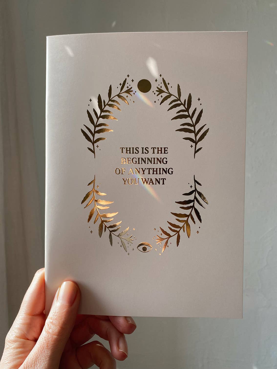 GOLD JOURNAL | This is the beginning of anything you want
