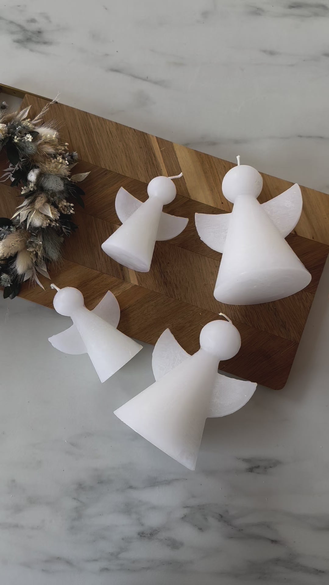 Engelkerze als Adventskalender-Geschenk – stilvolle Dekoidee von lizasliving