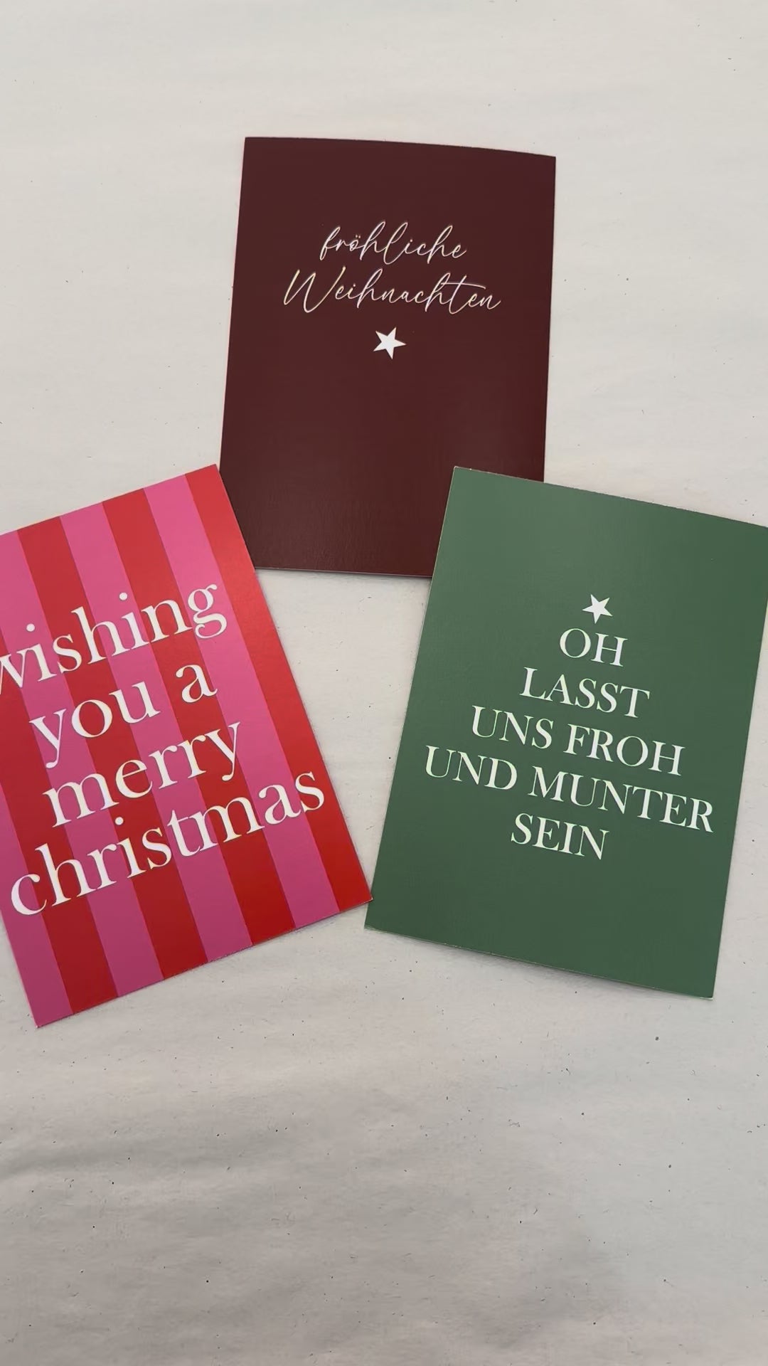Weihnachtskarte Grußkarte Postkarte verschiedene Designs