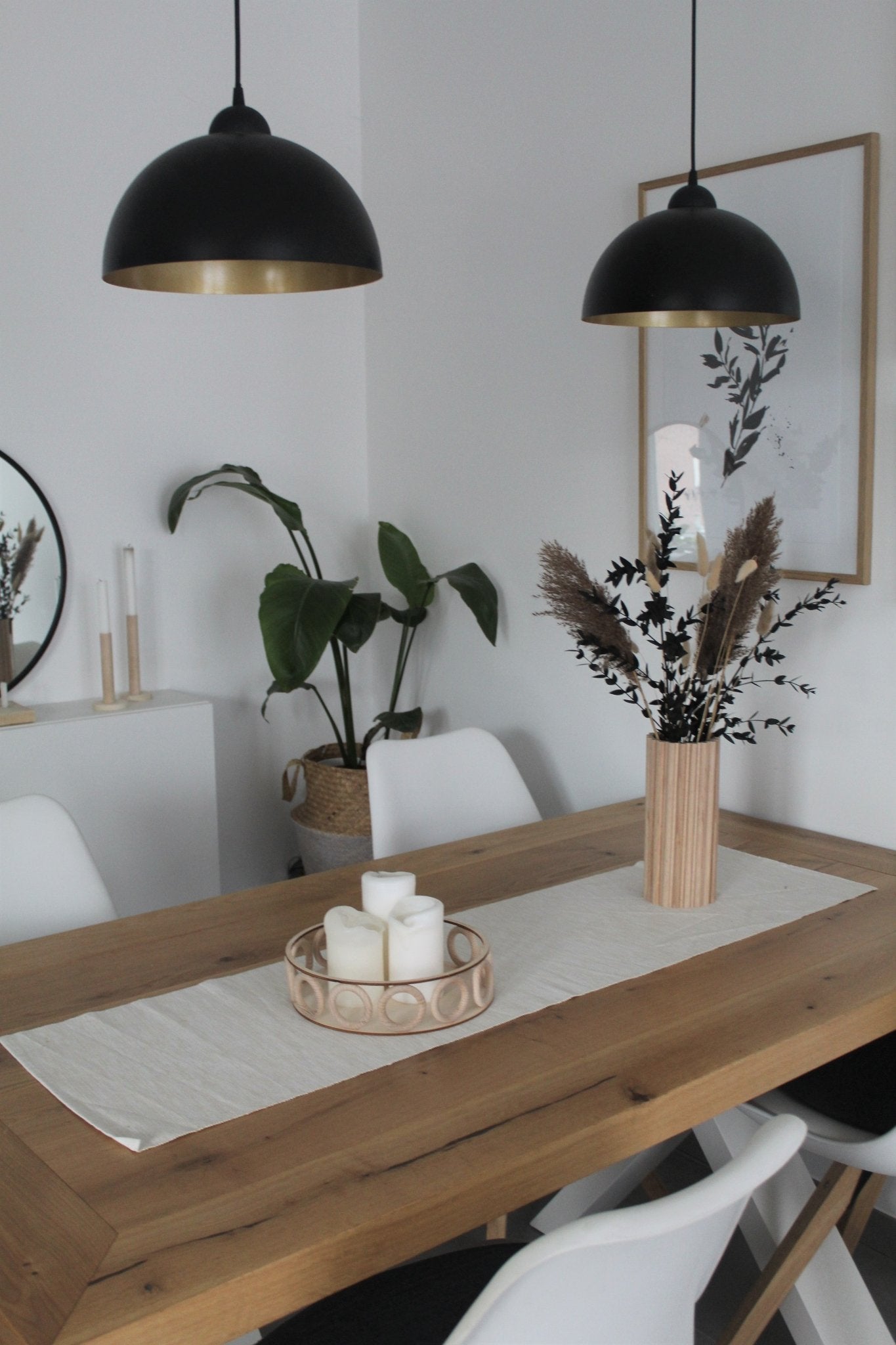 DIY-Set - Dekotablett aus Holzringen - DIY