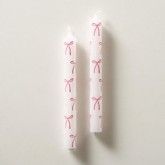 Stabkerze bedruckt Schleifen