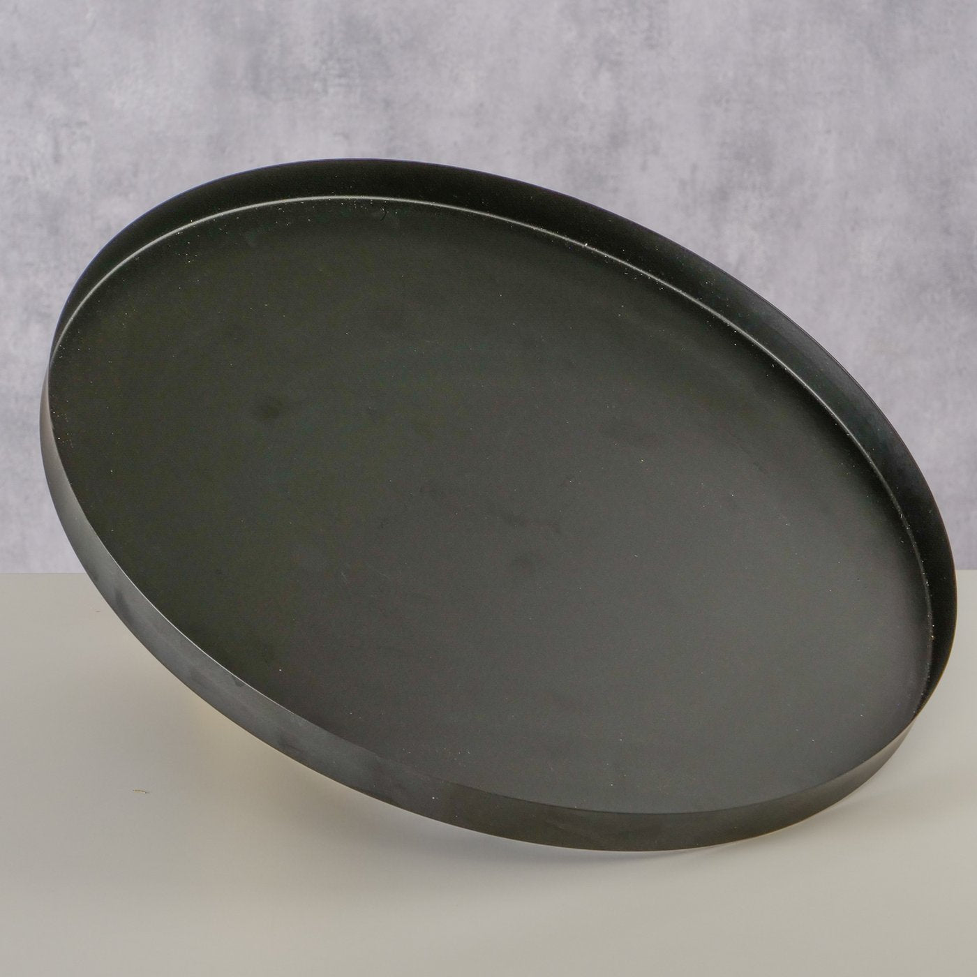 Boltze Deko-Tablett Ø 40 cm Rondella | schwarz | beige