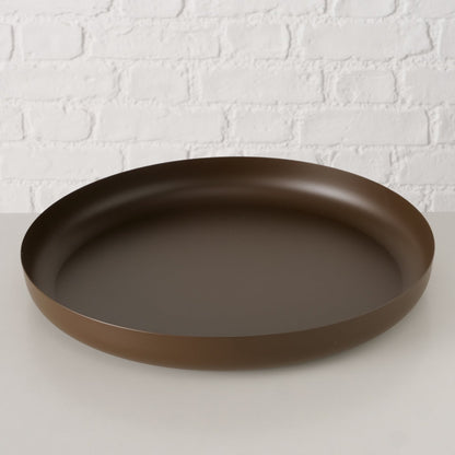 Boltze Deko-Tablett Sidan Ø 35cm