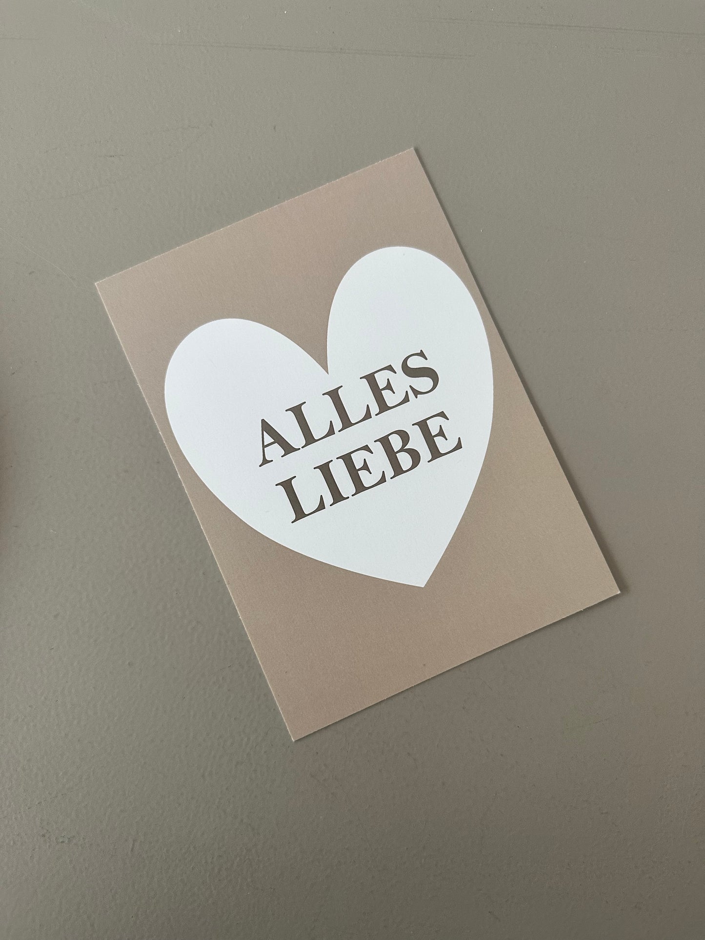 Postkarte Alles Liebe
