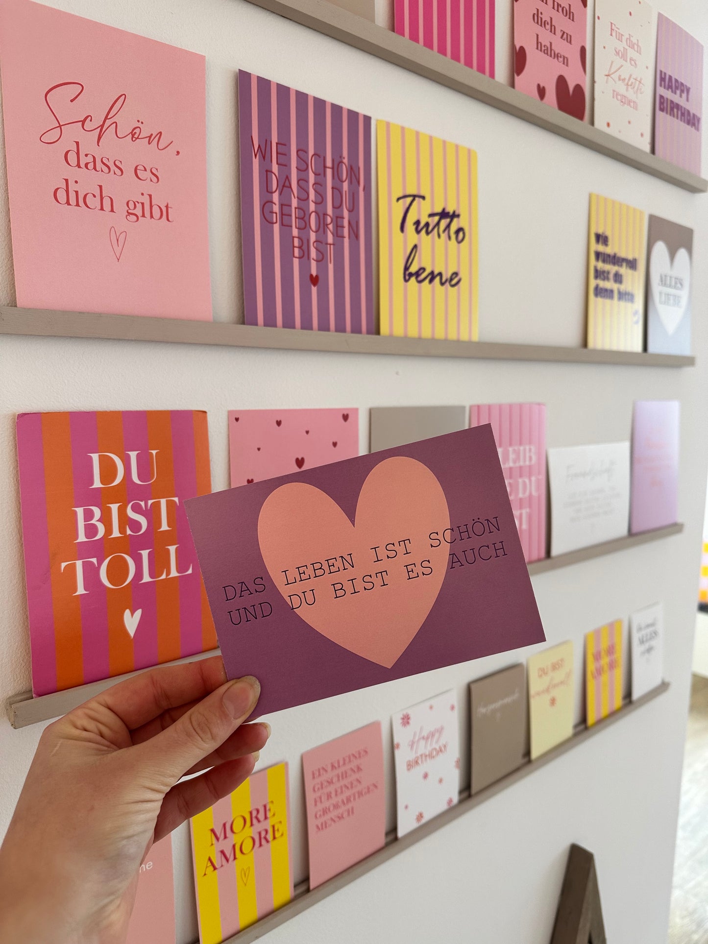 Postkarte Das Leben ist schön und du bist es auch