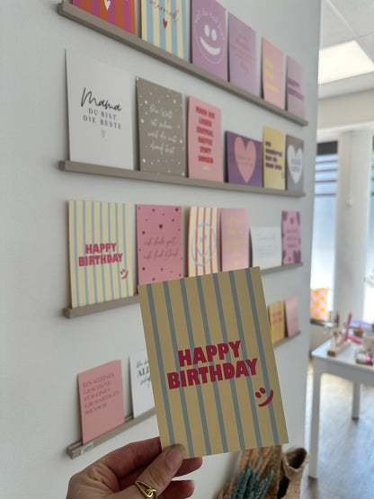 Postkarte Happy Birthday
