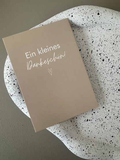 Minikarte "Ein kleines Dankeschön"