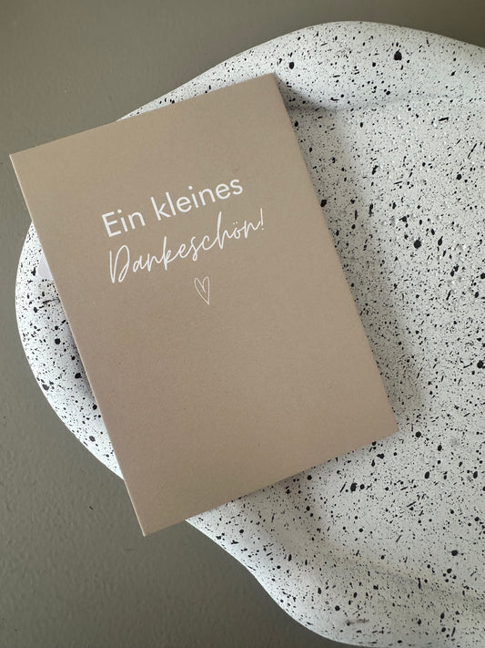Minikarte "Ein kleines Dankeschön"