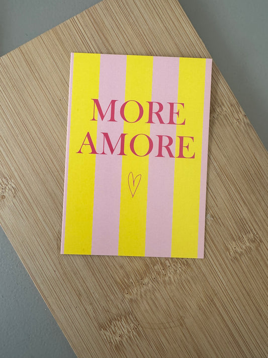 Minikarte "MORE AMORE"