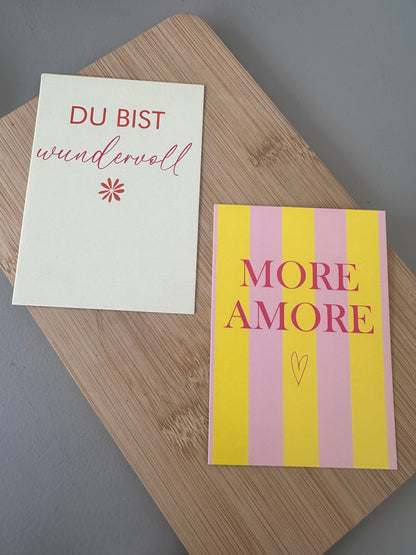 Minikarte "MORE AMORE"
