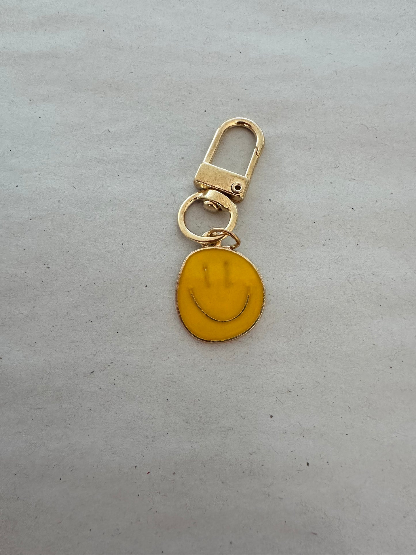 Schlüsselanhänger Smiley bunt