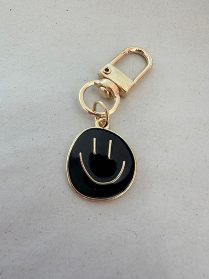 Schlüsselanhänger Smiley bunt