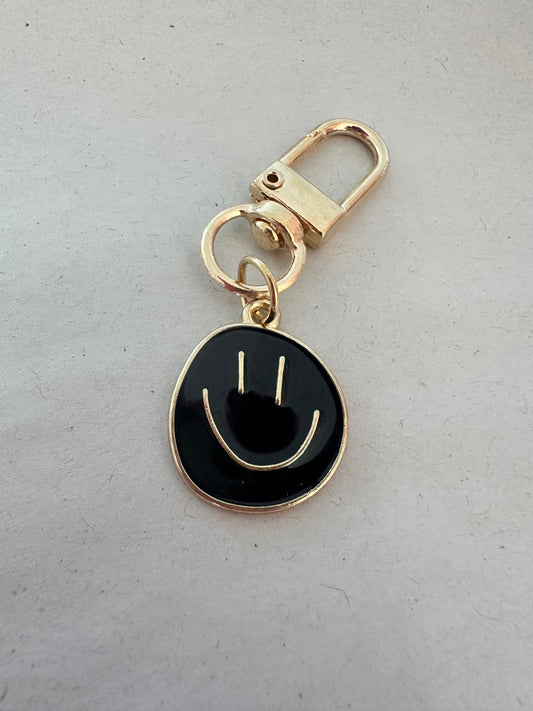 Schlüsselanhänger Smiley bunt