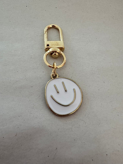 Schlüsselanhänger Smiley bunt