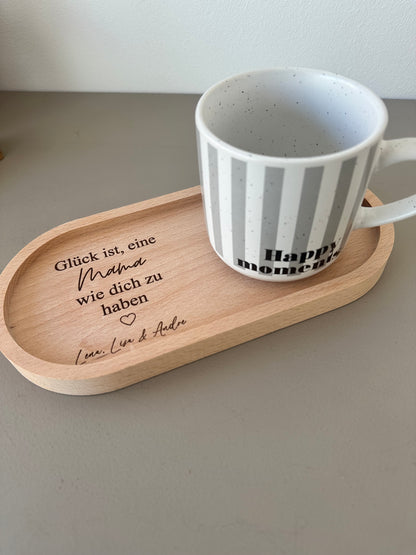 Persönliches Geschenk Muttertag Tablett