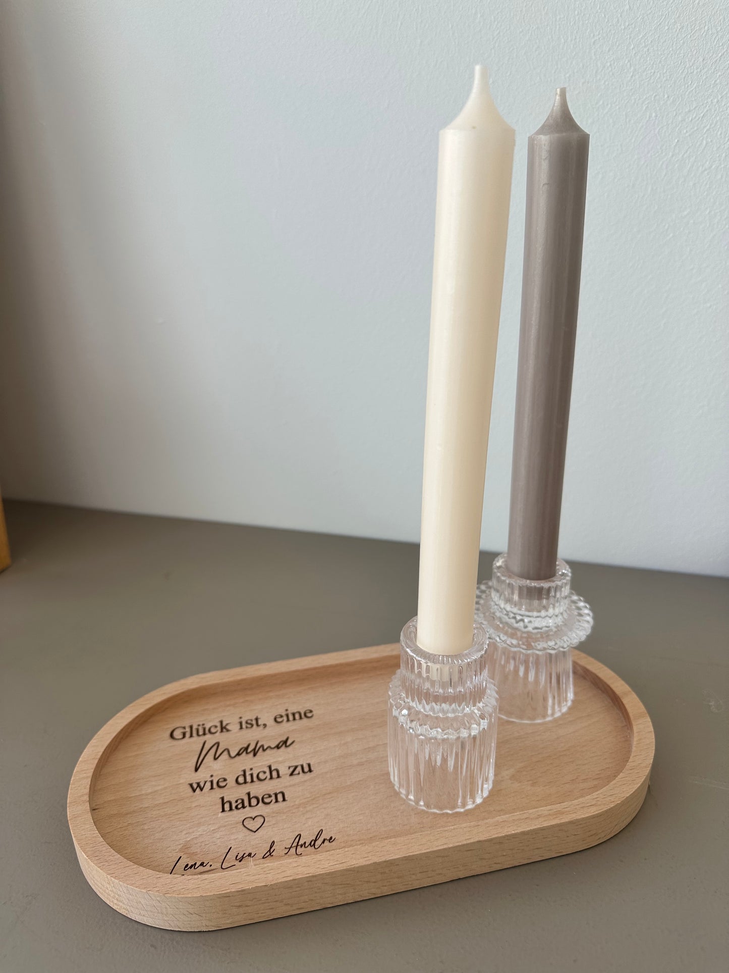 Persönliches Geschenk Muttertag Tablett