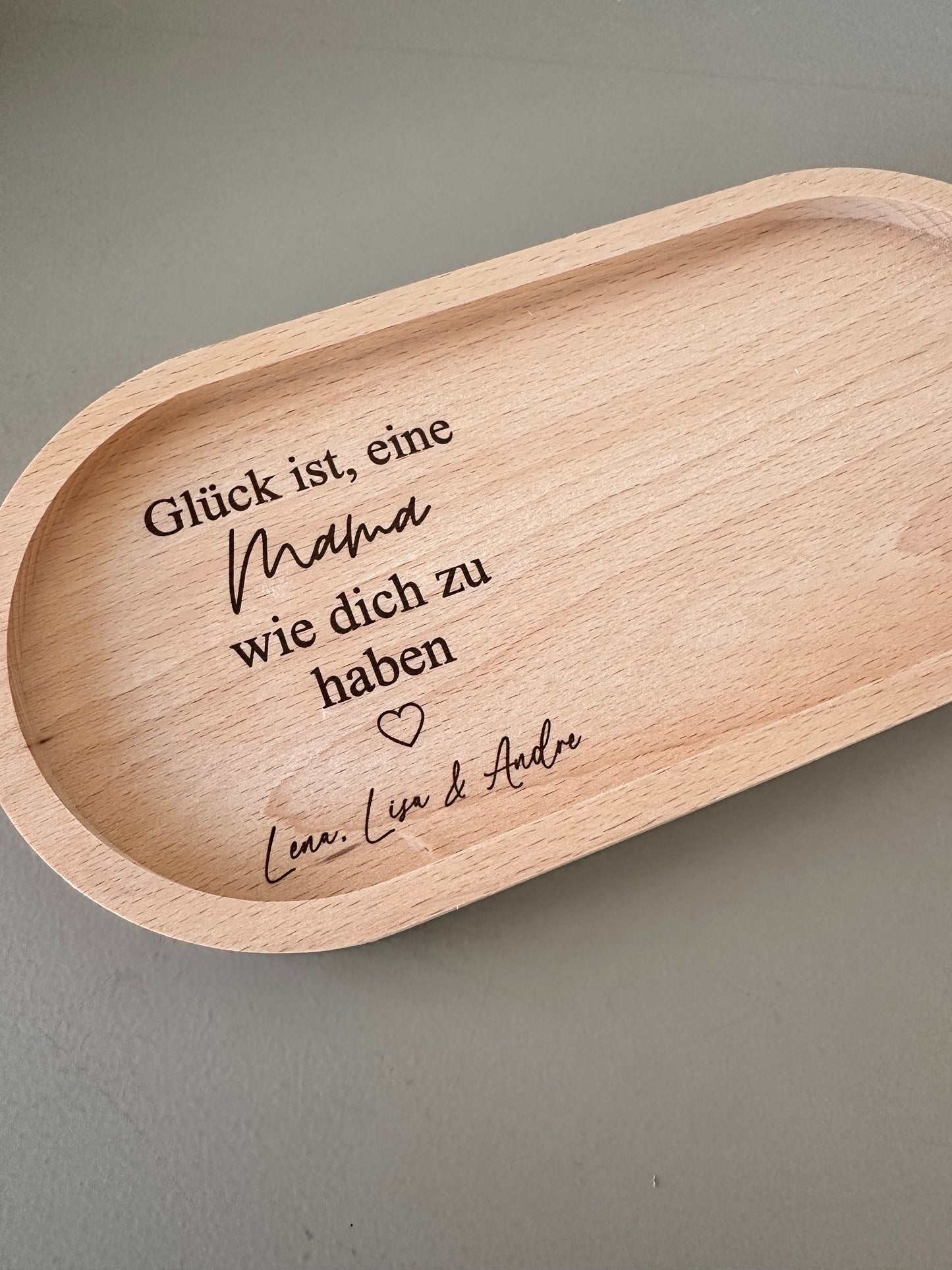 Persönliches Geschenk Muttertag Tablett
