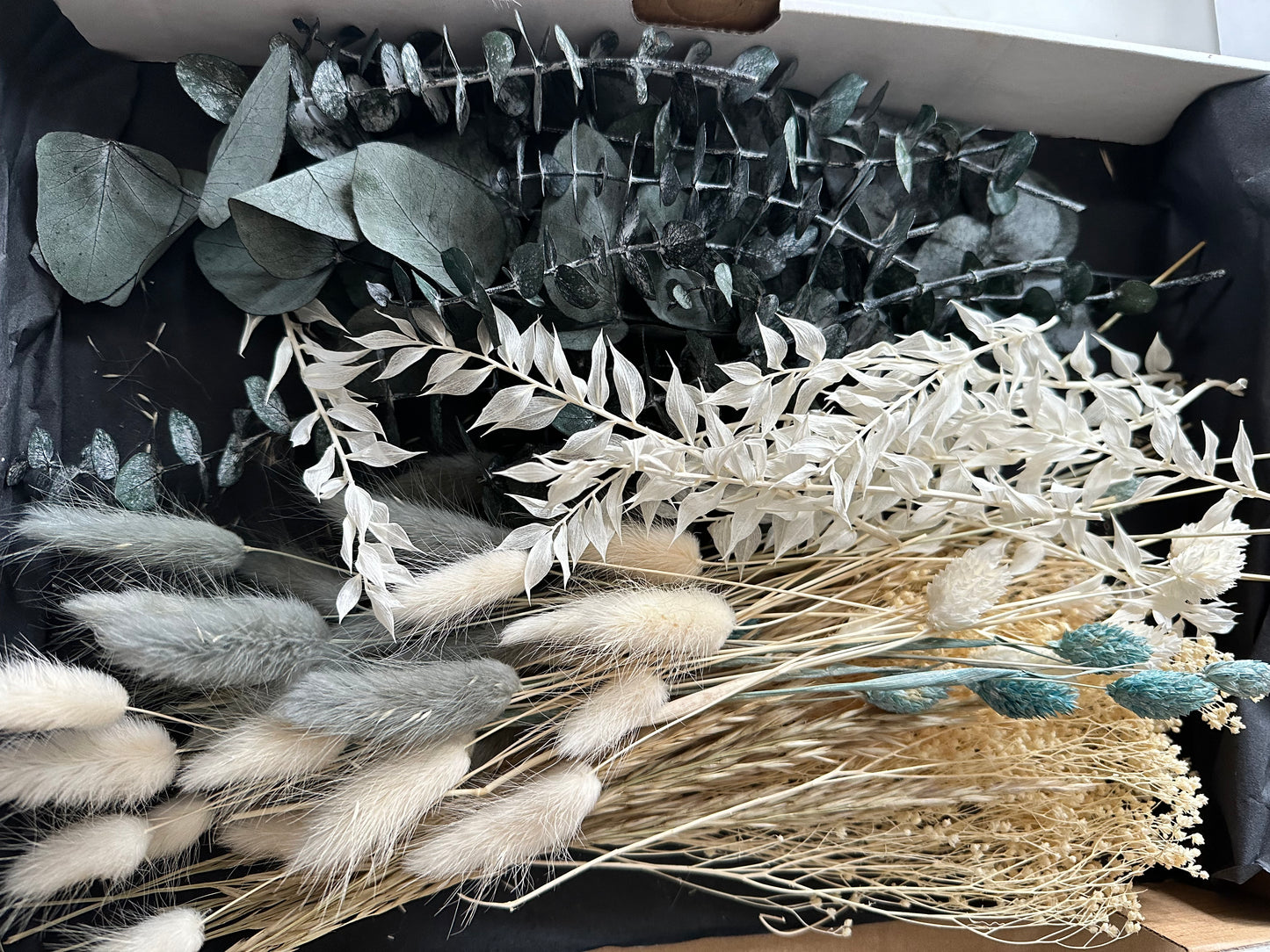 Trockenblumenbox DIY Set | Trockenblumen Mix in verschiedenen Farben