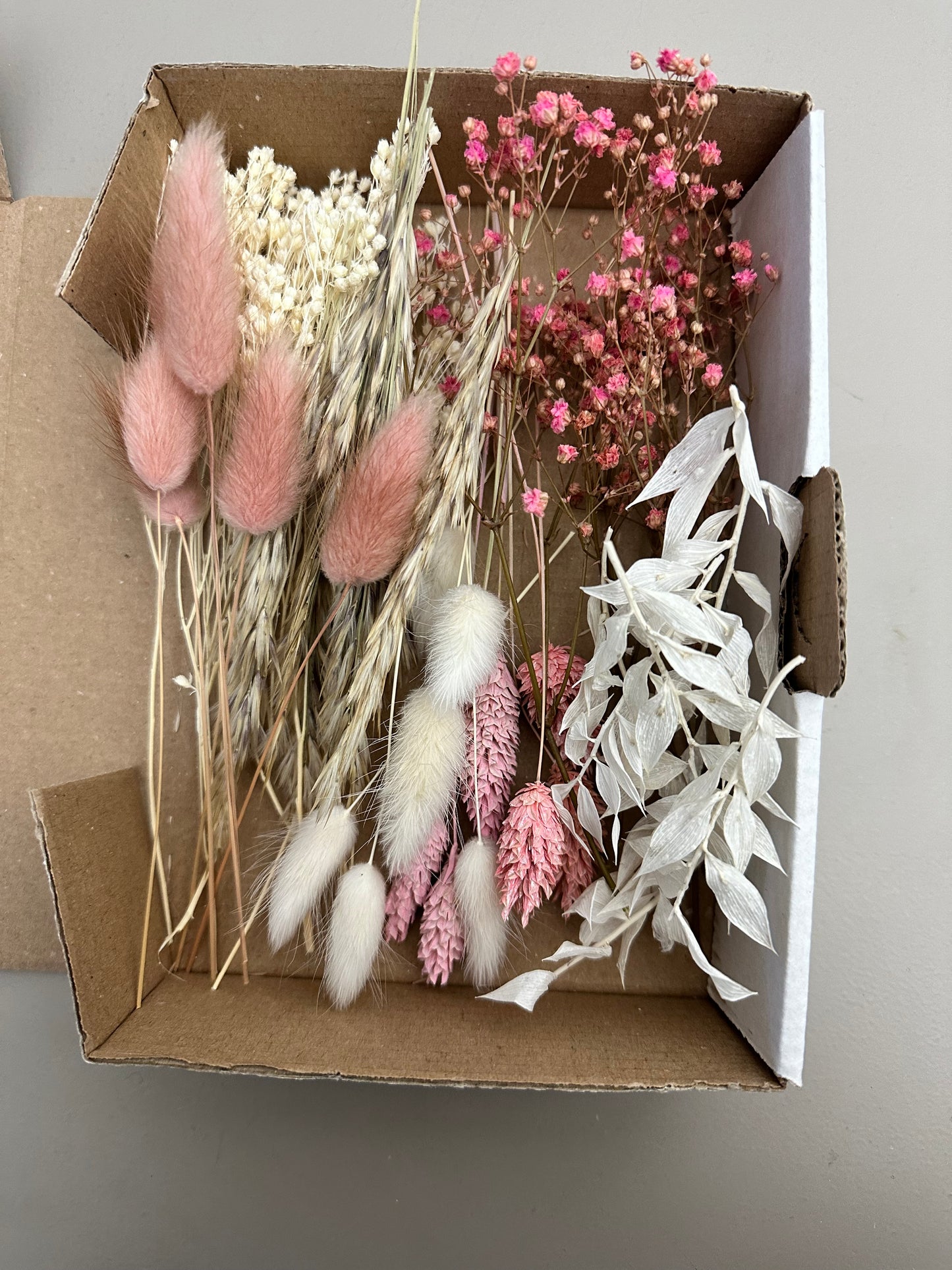 Trockenblumenbox DIY Set | Trockenblumen Mix in verschiedenen Farben