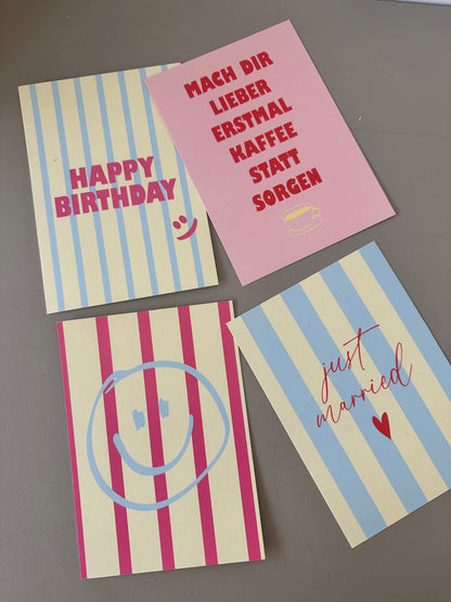 Postkarte Happy Birthday
