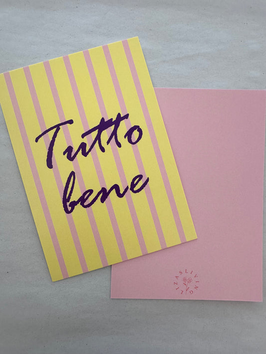 Postkarte Tutto bene
