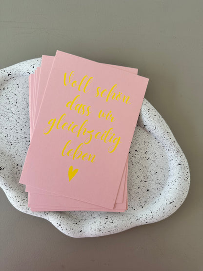 Postkarten Set Freundin