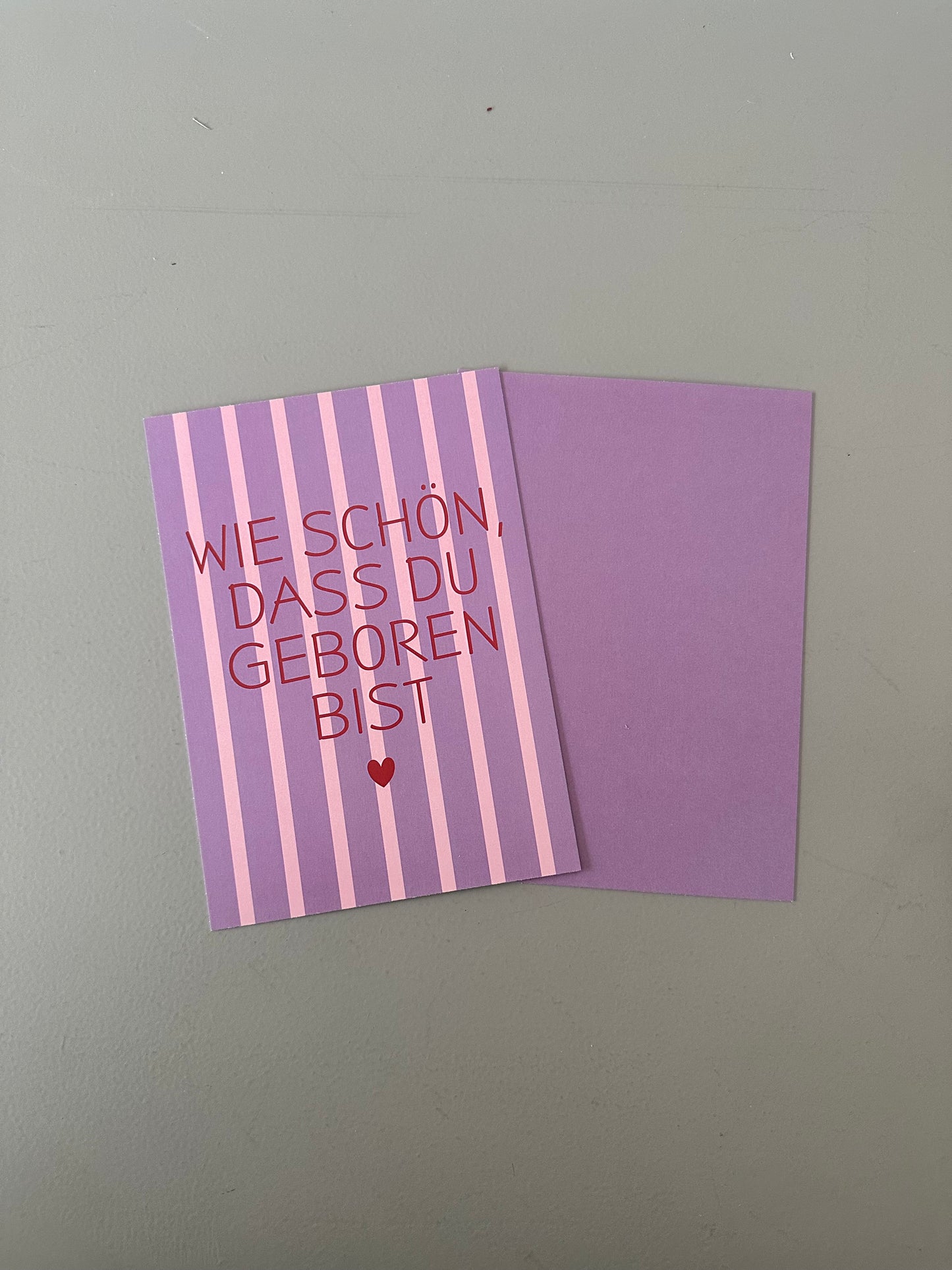 Postkarte wie schön, dass du geboren bist