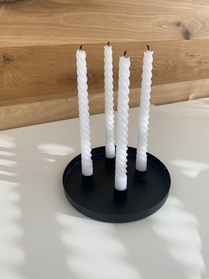 Metal candle holders for Advent wreaths | magnetic