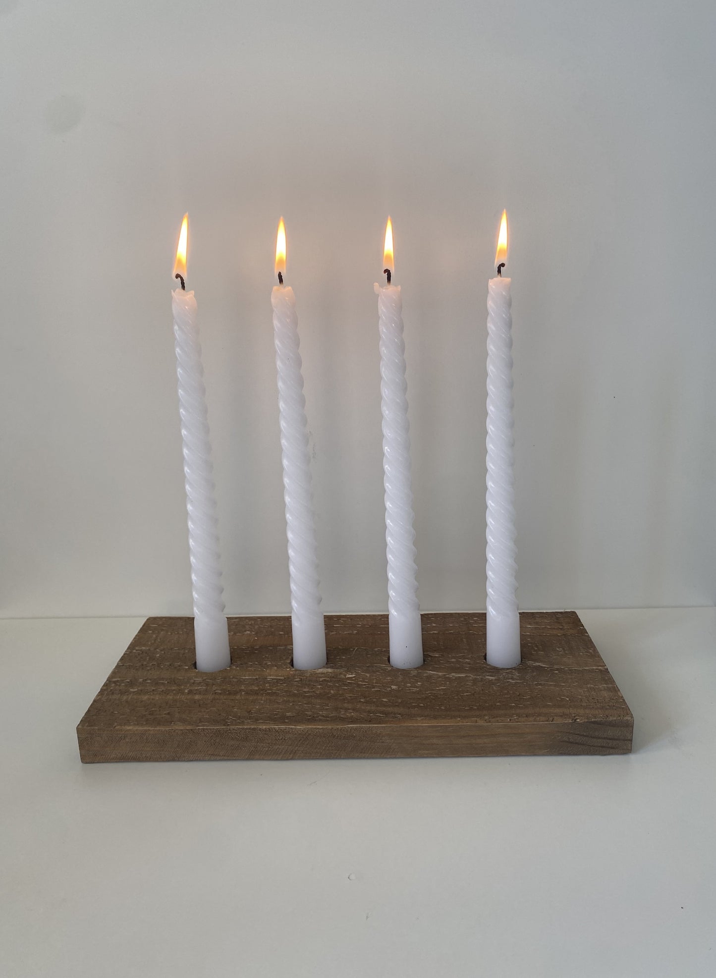 Candle board made from recycled wood | advent wreath