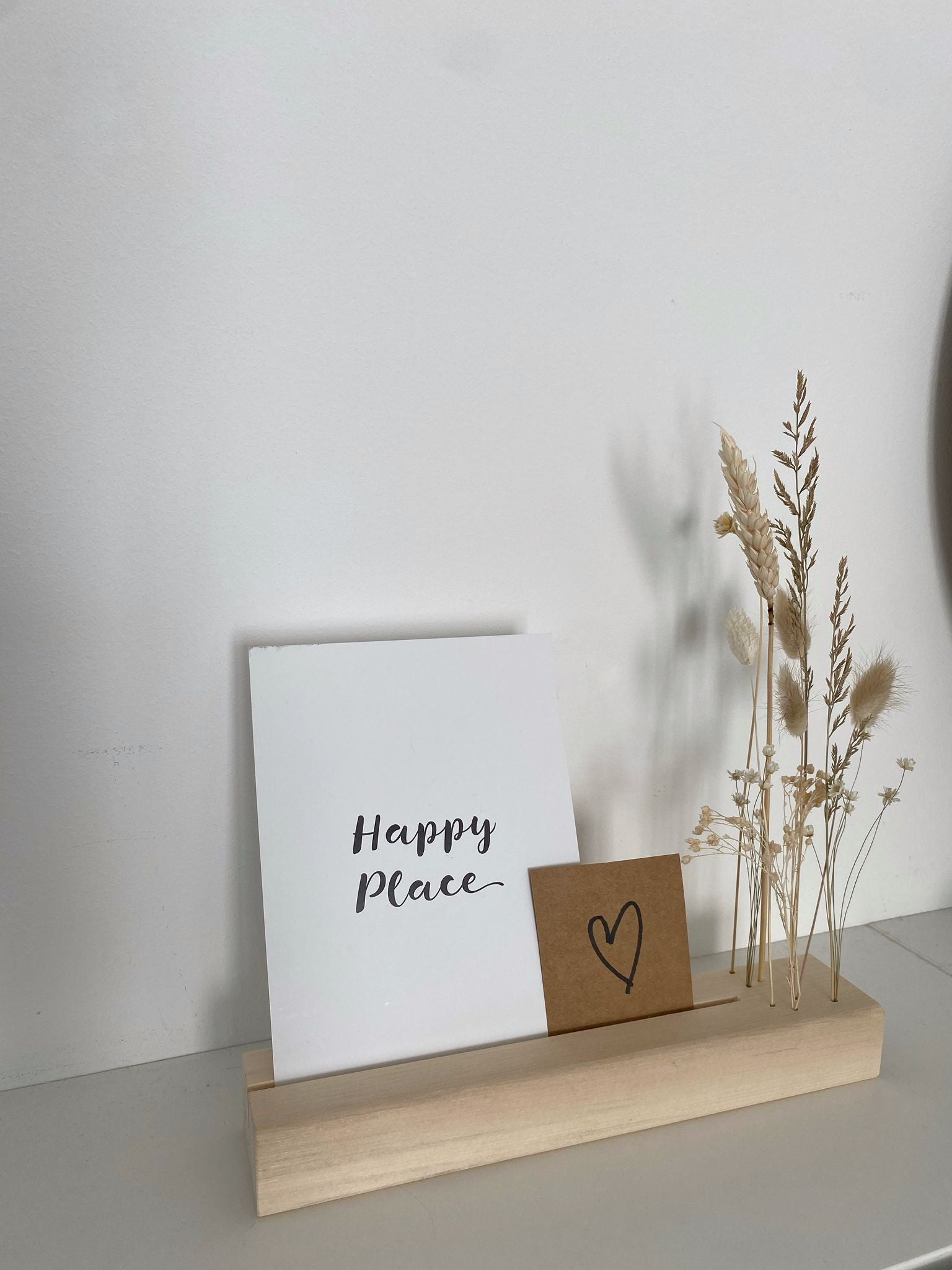 Blumenleiste und Foto-/Kartenhalter mit Trockenblumen - Wohnaccessoires - bestellen und kaufen