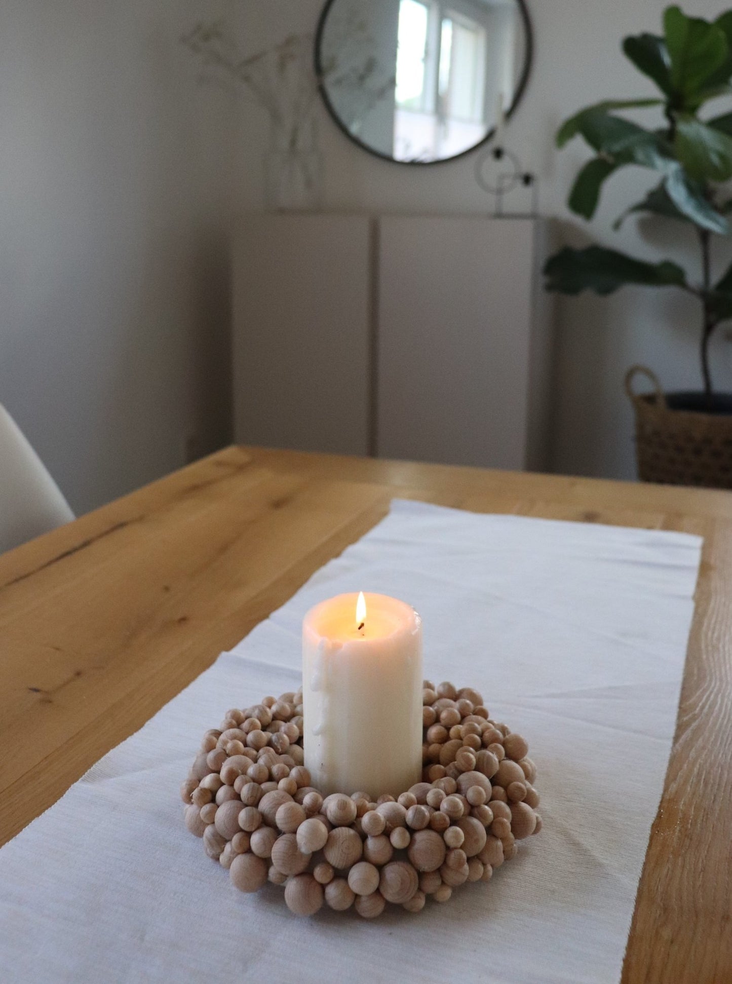 DIY-Set - Holzkugelkranz -