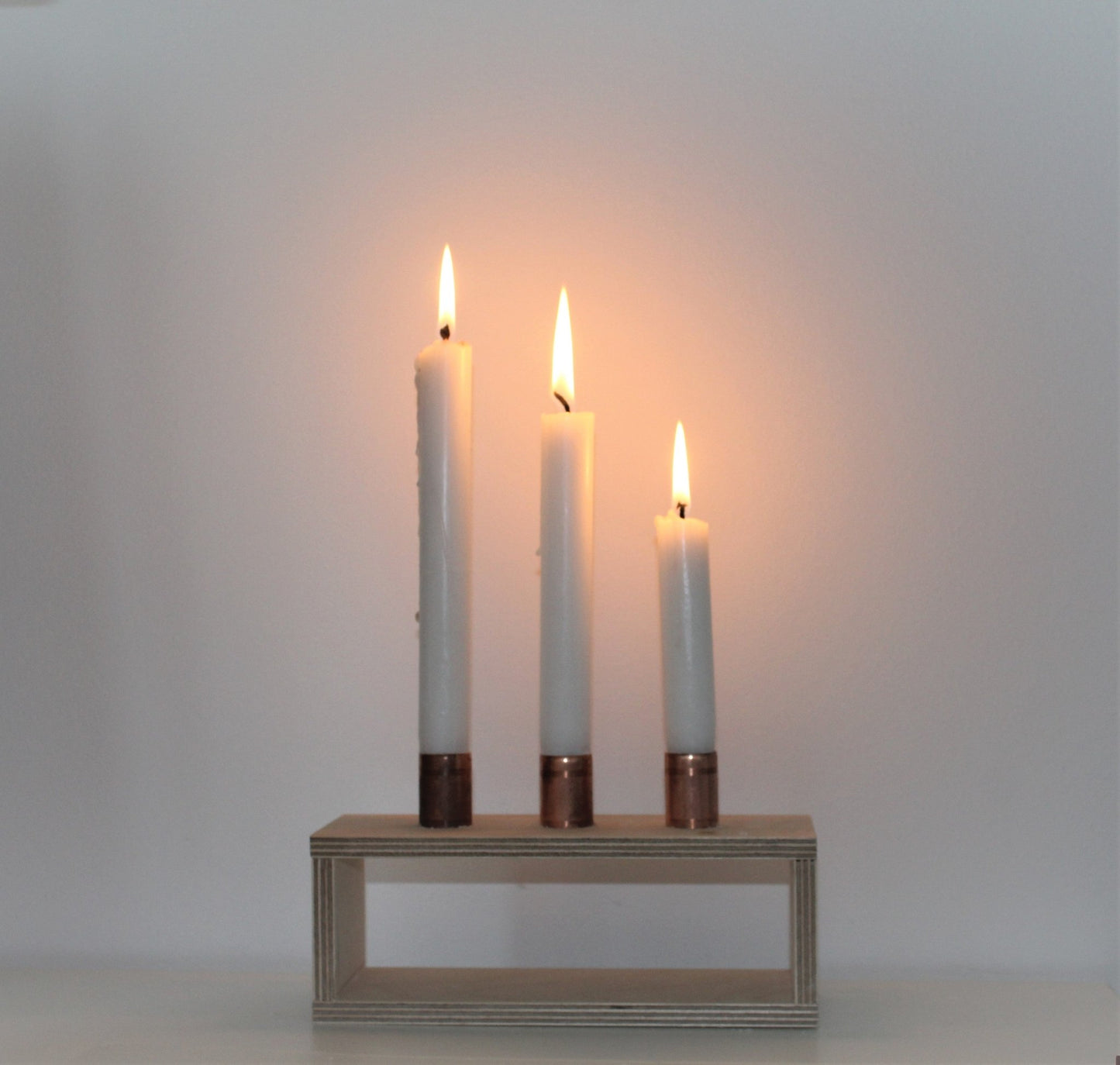 DIY-Set - Kerzenhalter und Reagenzglashalter aus Holz - DIY